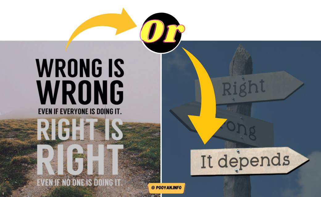 What is "right" and what is "wrong"? — in IT