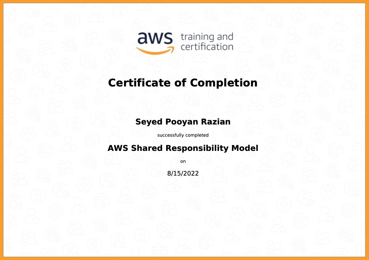 20220815 aws training certification of completion shared responsibility certificate