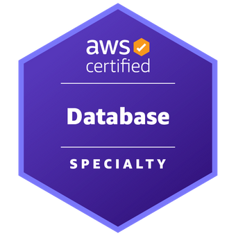 aws certified database specialty badge certificate