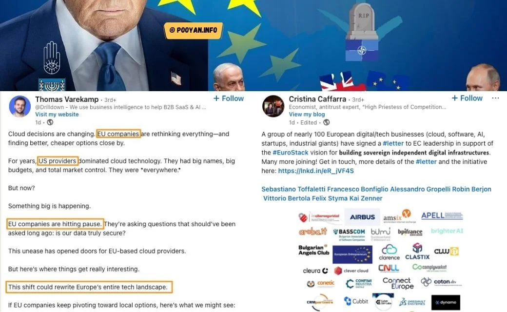What people panically talk on LinkedIn about moving away from the US