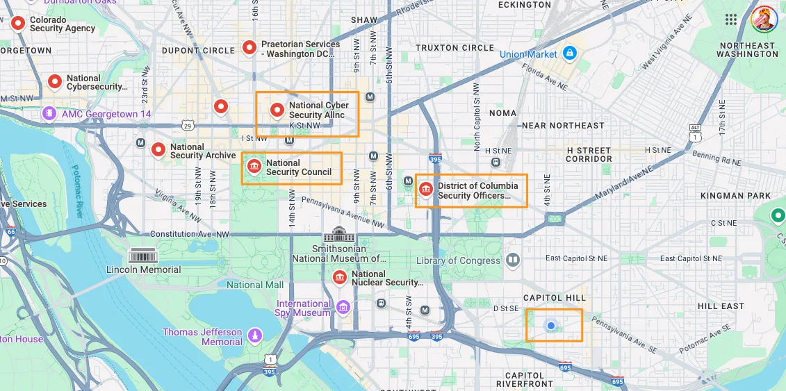 Was I suddenly geolocated next to the NSA for criticizing IZZZZZZRAEL?