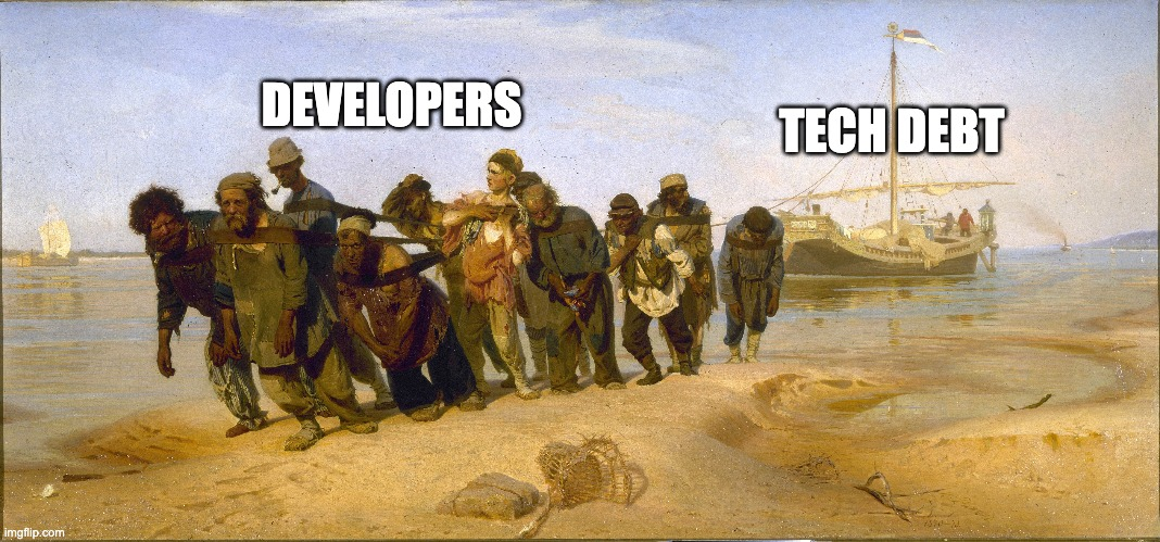 Scrum masters who think developers are slaves, tend to create more technical debt