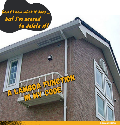 Don't know what it does - lambda function - programmer's joke