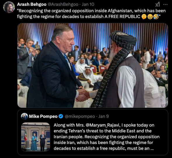 Iranians don't want MEK t3rrorists, while the US promotes them