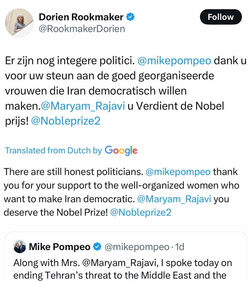 Western politicians who support MEK terrorists